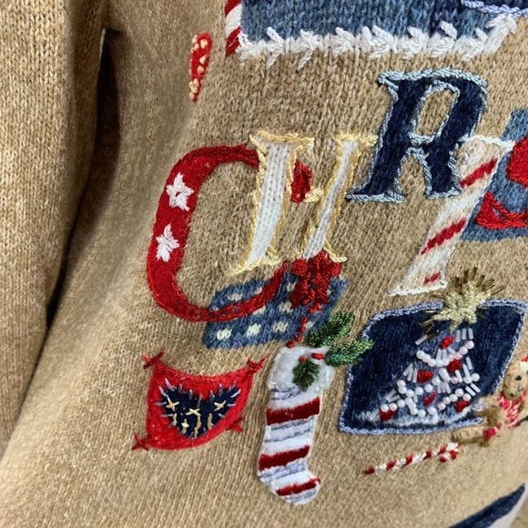 Star Blue Originals Christmas Sweater Embellished - Picture 4 of 10